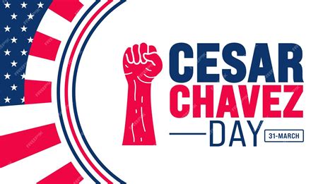 Premium Vector | March is cesar chavez day background template holiday ...