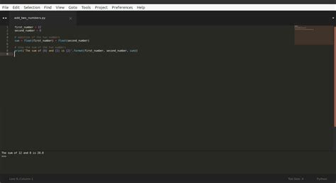 Image result for Ran Program in Sublime Text 3