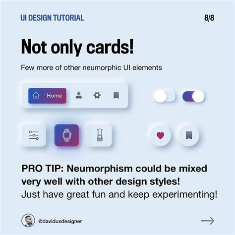 Neumorphism in UI Design tutorial - UIBundle