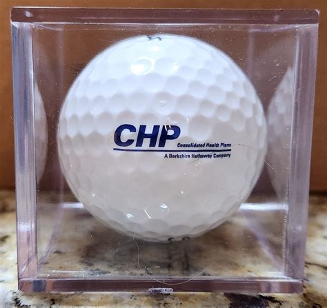 CHP - (Consolidated Health Plans) Logo Golf Ball-(In display case ...