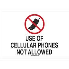 Use Of Cellular Phones Not Allowed Sign | Brady | BradyIndia.co.in