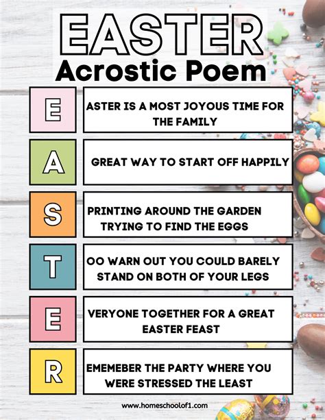 Family Acrostic Poem Examples