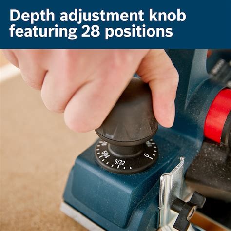 Bosch 3.25-in W 18-volt Handheld Planer GHO18V-26N at Lowes.com