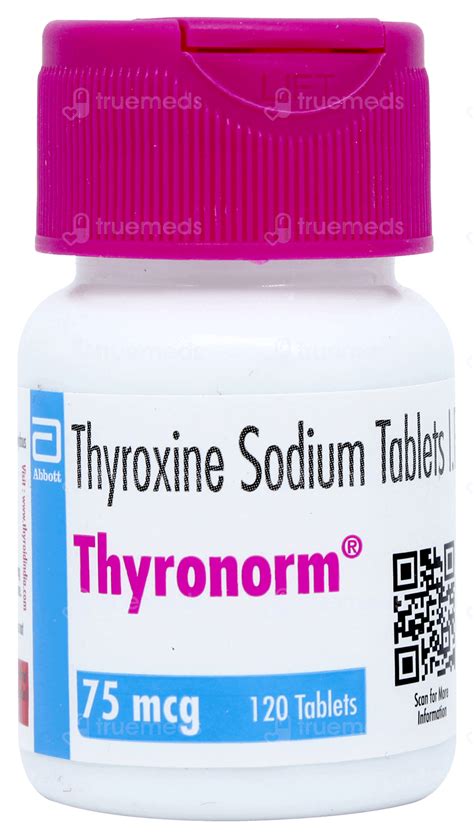 Thyronorm 75mcg Tablet: Uses, Side Effects, Price & Substitutes