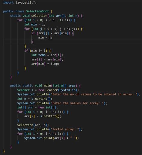 Image result for Selection Sort Algorithm Java