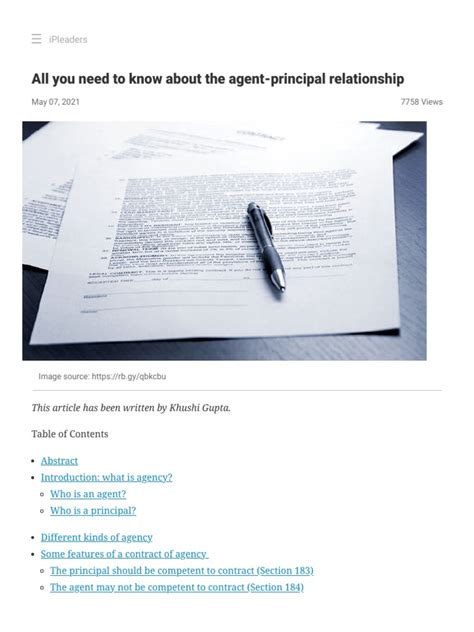 Law of Agency 的图像结果