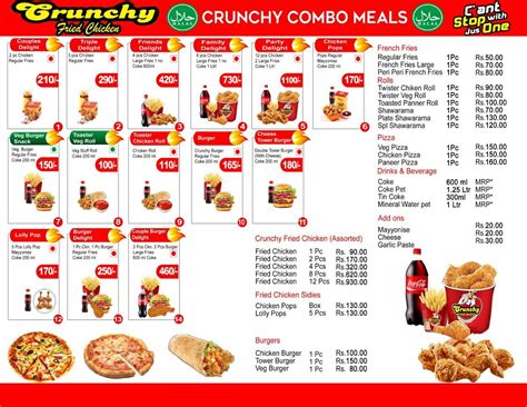 Menu at Crunchy Fried Chicken, Ayyampet