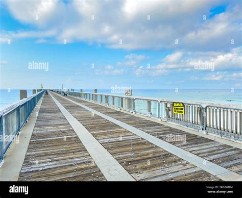 Photo of the Pensacola Beach fishing pier Stock Photo - Alamy