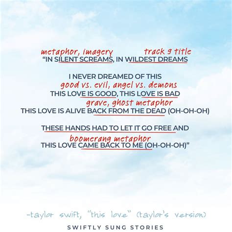 Taylor's Heart, Back From The Dead: "This Love" Analysis, Line by Line ...