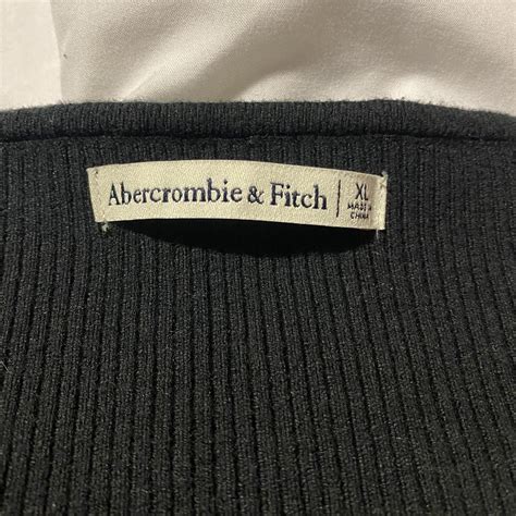 Abercrombie & Fitch Women's Black Sweatshirt | Depop