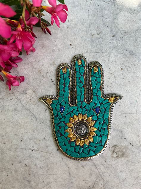 Hand Incense Stick Holder With Mosaic Stone – Thesourceindia.net