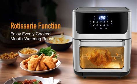 KENT Digital Air Fryer Oven 12L | 1800W | 360 Rapid Heat Circulation ...