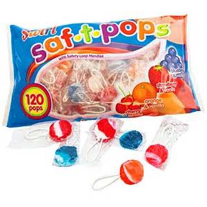 Swirl Saf-T-Pops Candy Lollipops | Kids Love Stickers from MediBadge