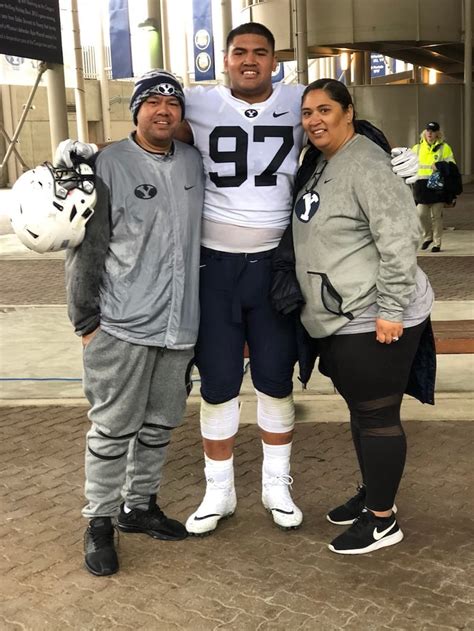 BYU OL Keanu Saleapaga was once committed to USC and grew up a Trojans ...