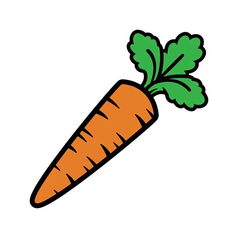 One Carrot Clip Art