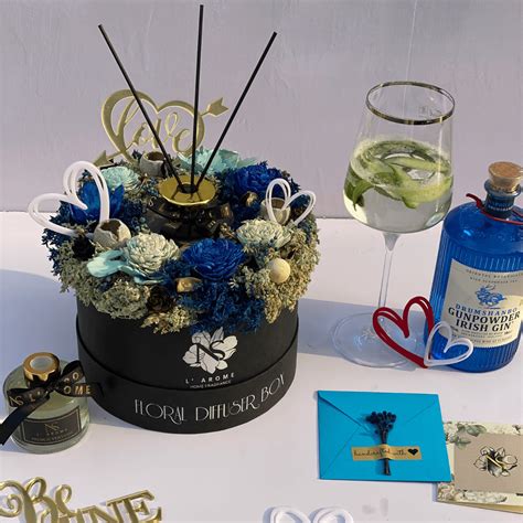 Blueberry Floral Diffuser Box – Aroma Gifting
