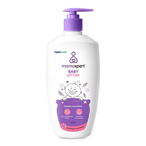 Buy Cipla Health Mamaxpert Baby Lotion 400ml | Dermatologically tested ...