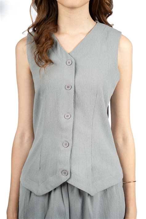 Grey Sculpt Poly Spandex Crop Co-ord Set – Cory Edge