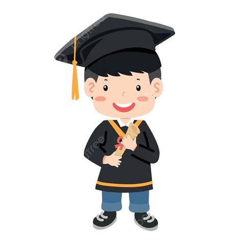 Graduate Boy Vector Free Graduation Cap Clipart, Stationery