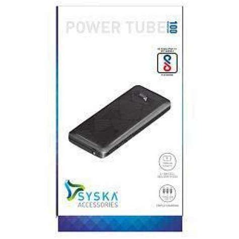Syska Power Tube 100 10000mAh Power Bank Price in India, Specs, Reviews ...