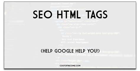 Ultimate SEO Tags HTML: Comprehensive Guide for Optimization 2023