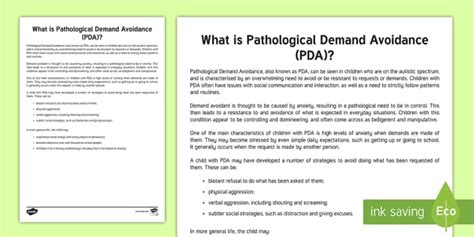 What Is Pathological Demand Avoidance? Adult Guidance