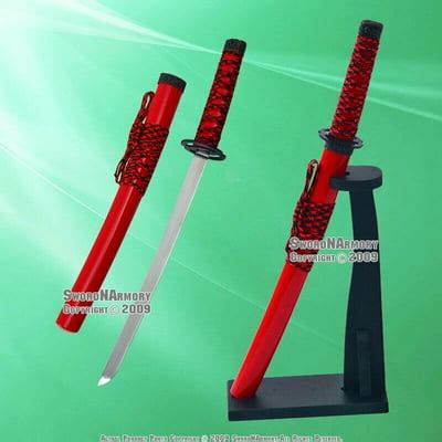 Red Musashi Samurai Katana Sword Letter Opener W India | Ubuy