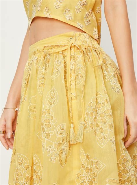 Buy Women Printed Skirt Set with Shrug Online at just Rs. 1899.0 ...