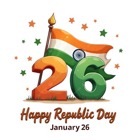 A Vibrant 26th January Republic Day Logo Celebrating Patriotism Pride ...