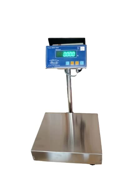 Weight capacity 30kg x 2g Electronic Weighting Machine With Back Pole ...