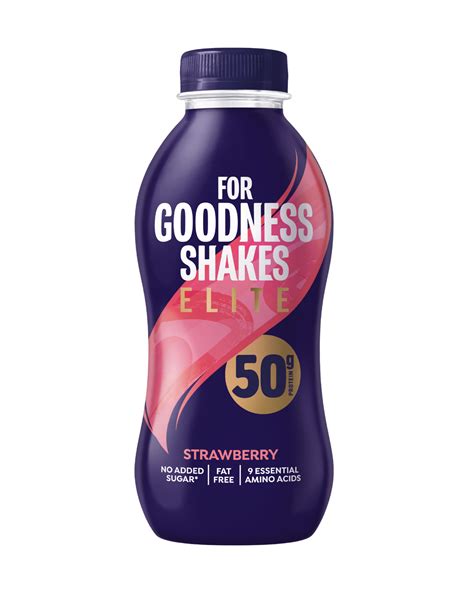 New 50G Protein Shakes | Chocolate or Strawberry 8-Pack | For Goodness ...