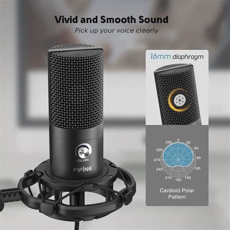 Studio Condenser USB Microphone Computer PC India | Ubuy