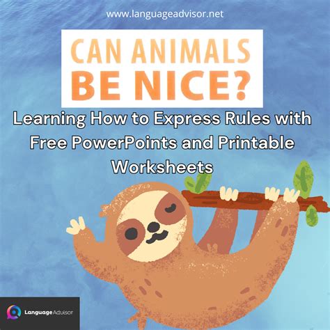 Can Animals be nice? - Language Advisor