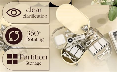 MorivaHomes Cosmetic Storage Organizer 360° Rotating 3 Layers Multi ...
