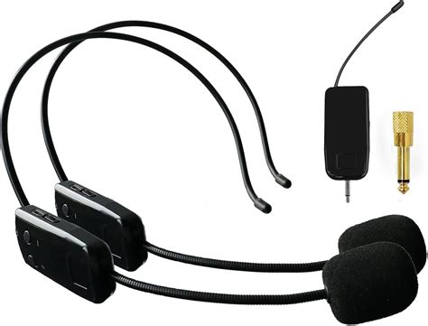 MICVISTA Dual Wireless Headset Microphone System for India | Ubuy