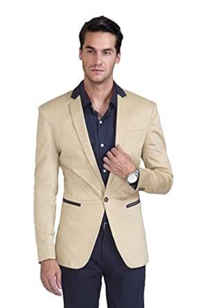 Buy AZIO DESIGN ELEGANT BEIGE BLAZER (36) at Amazon.in