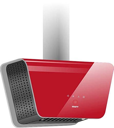 Kraft Italy CHIMNEY XF RED 90CM DUAL MOTOR 200M3/hr SUCTION POWER ...