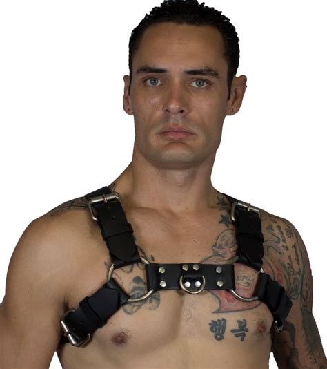 1 1/2 Bulldog Harness Latigo Leather Gay Bondage Harness - Etsy