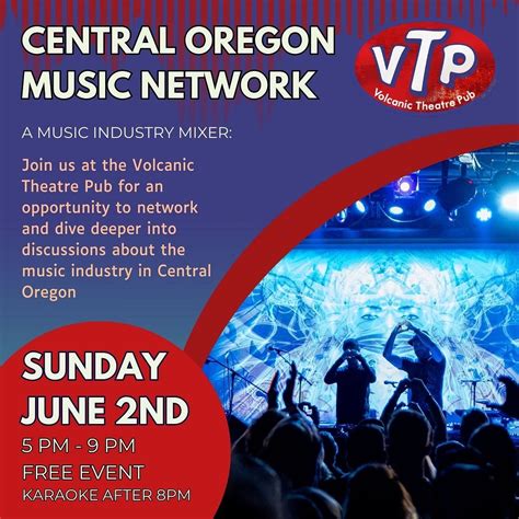 COMN - Central Oregon Music Network Tickets at Volcanic Theater Pub in ...
