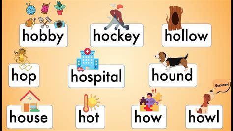 Phonics for Kindergarten and First Grade: Words Beginning with /ho/ hot ...