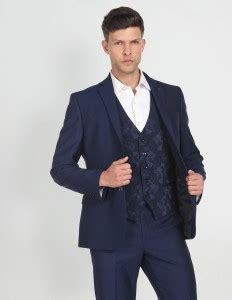 Navy Blue Suit - Buy Navy Blue Suit online at Best Prices in India ...