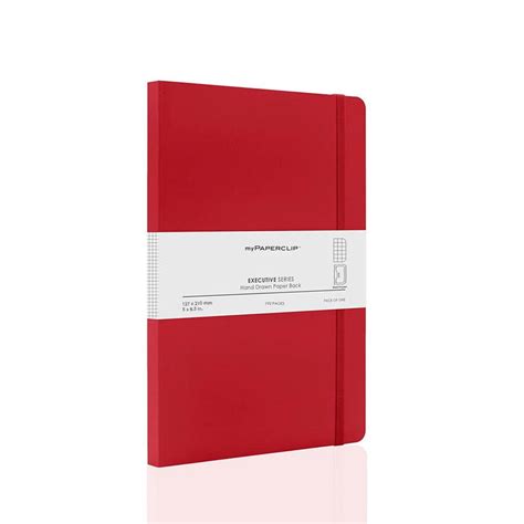 Mypaperclip Executive Series Notebook, A5 148x 210mm -Ruled – SCOOBOO
