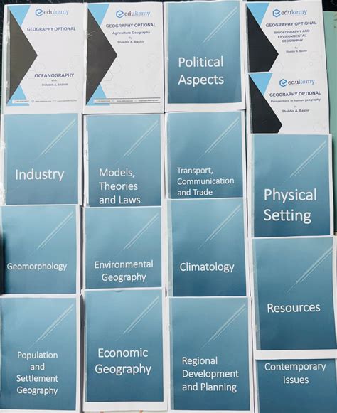 Sabbir Sir Geography Optional PRINTED Notes in English (17 Booklets ...