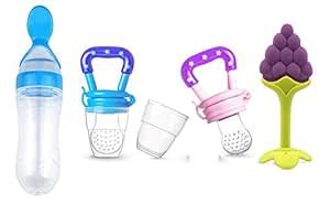 Buy Gilli Shopee Baby Silicone Food Feeder with Baby Nibbler Fruit ...