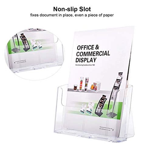 Buy Ktrio Acrylic Brochure Holder 8.5 x 11 inches Plastic Acrylic ...