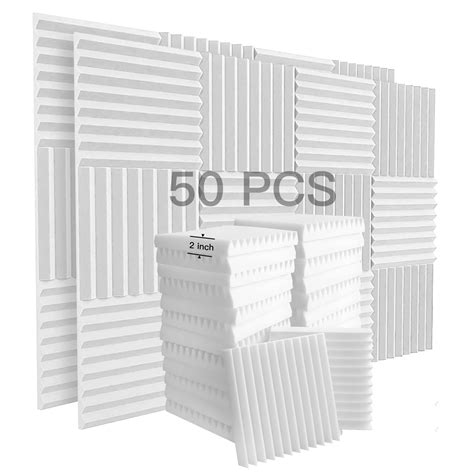 Buy Jazzpuss Acoustic Panels,50PCS 2" x 12" x 12" Acoustic foam,Fire ...