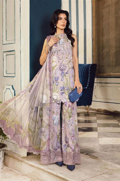 M-Prints Unstitched '25 - Embroidered Cambric Suit | MPT-2708-A (RTS ...