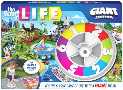 Snapklik.com : The Game Of Life, Giant Edition Family Board Game Indoor ...