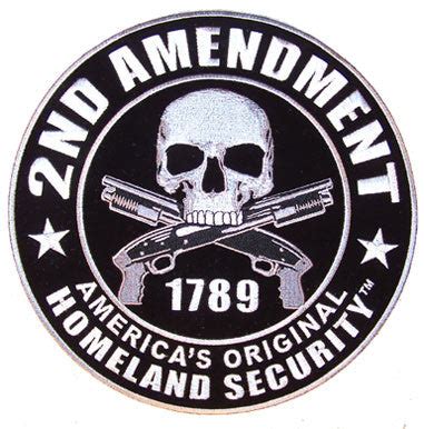 Wholesale JUMBO 2nd AMENDMENT HOMELAND SECURITY 9 INCH PATCH (Sold by ...