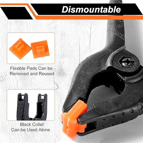 Backdrop Clips Tanlade 50-Pack 6-Inch Spring Clamps - Heavy Duty Nylon ...